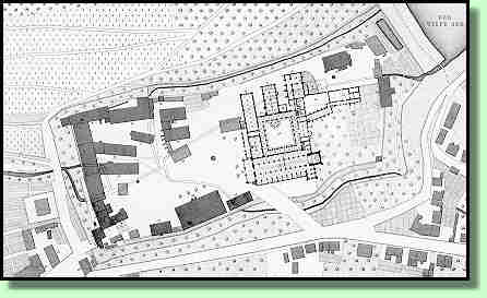 Plan der Klosteranlage